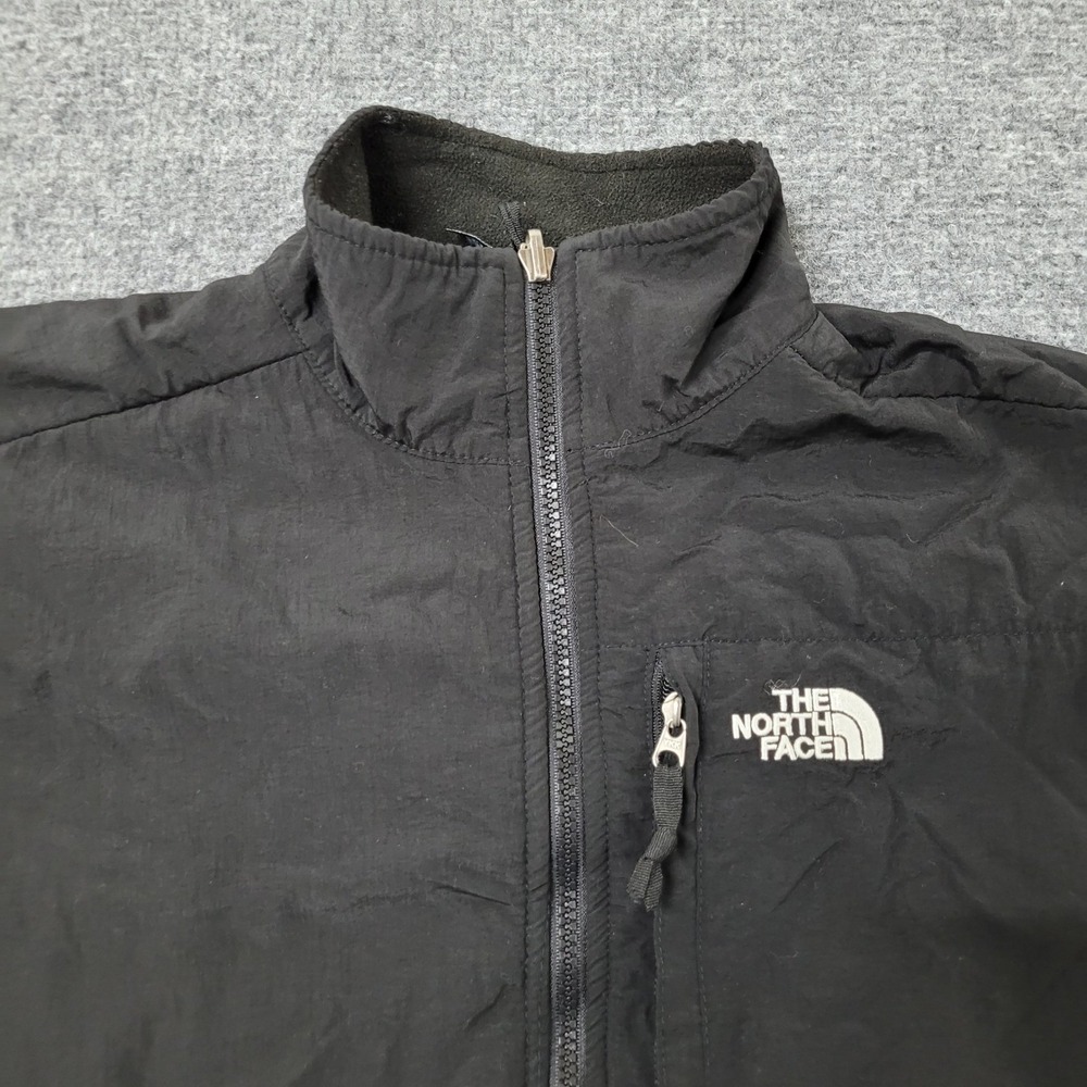The North Face Jacket Womens XL Black Denali Polartec Fleece Full Zip Outdoor